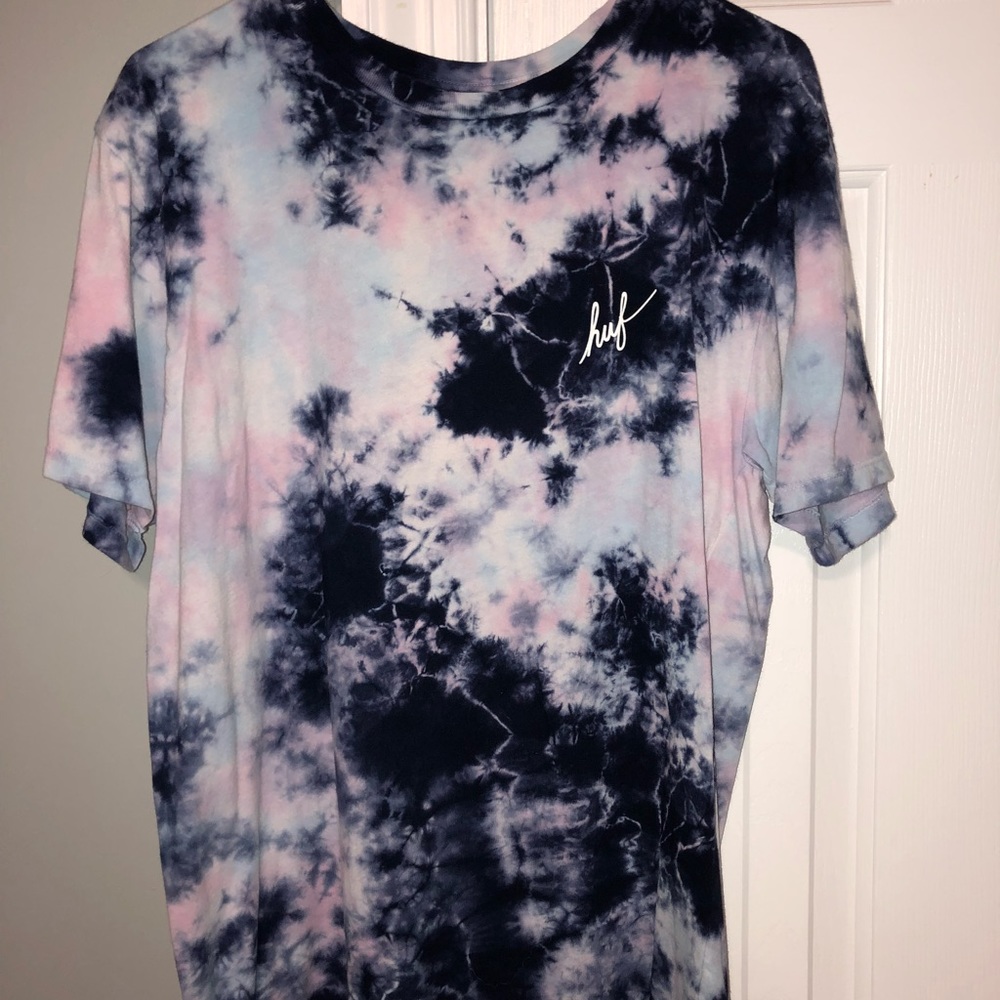 tie-dye HUF short sleeve tee